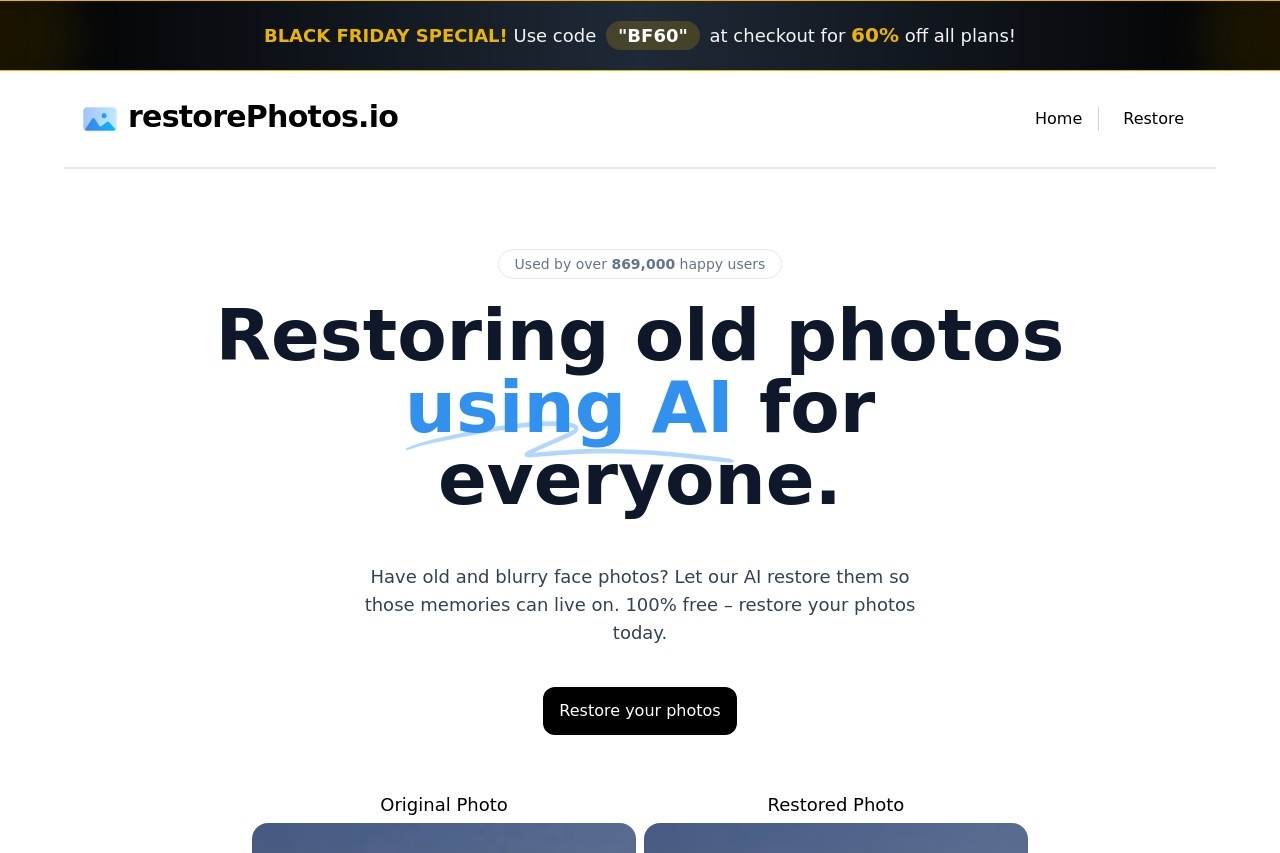 Face Photo Restorer